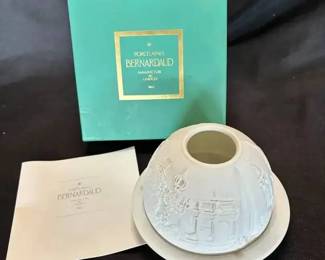 MI201VLimoges Bisque Votive Candle Holder