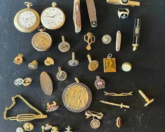 MI174Vintage Cufflinks And Watches