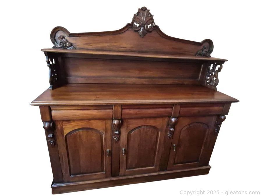 Gorgeous Carved Wood Sideboard