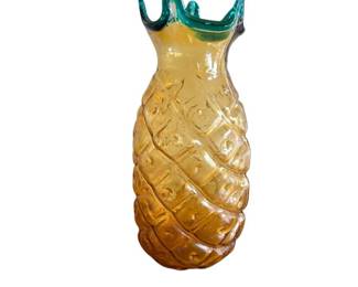 Hand Blown Glass Pineapple