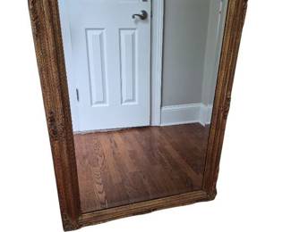 Gold Toned Beveled Mirror