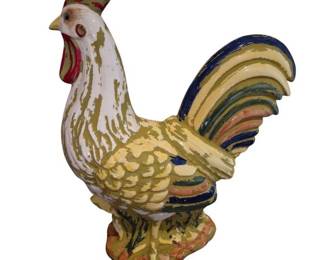 Large Ceramic Rooster