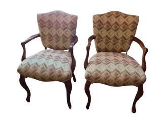 Set of 2 Louis XV Style Chairs
