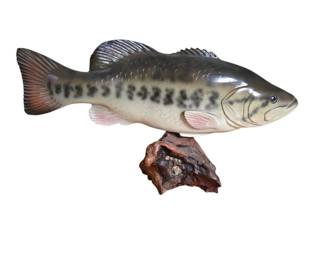 Large Mouth Bass Sculpture