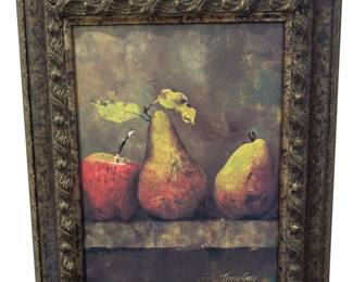 Framed Fruit Still Life Canvas The Jest
