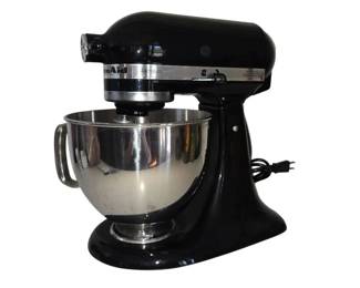 Black Kitchen Aid Artisan Stand Mixer