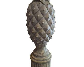 Green Resin Pineapple Statue