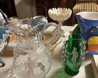 Mary Gregory Bohemian Glass