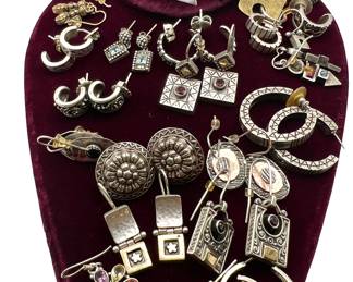 Artisan Signed Sterling Silver Marked Jewelry Part One