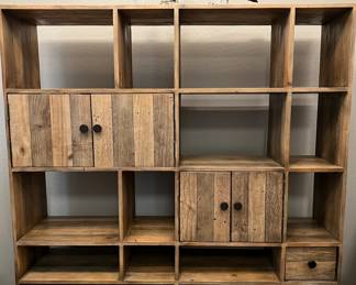 Classic Home Sorrento Wall Unit 2-Sided Bookcase