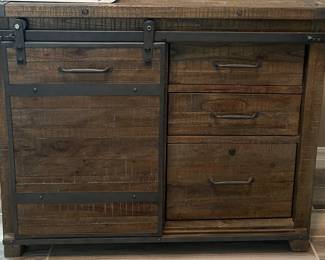 Walter of Wabash Office Suite: Desk, Bookcase and Cabinet