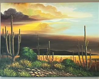Art "Desert Southwest Sunset" Bernard Duggan