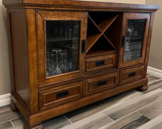 Dining Room: Raymour & Flanigan Soleste Server w Wine Storage