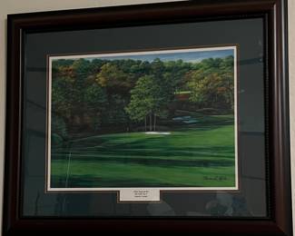 Art Print White Dogwood #11 505 Yards Par 4 Augusta, Georgia