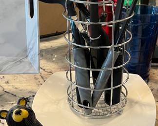 Kitchen Utensils, Knife Sharpener, Bear Toothpick Holder