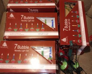 13 strings of Christmas Bubble Lights