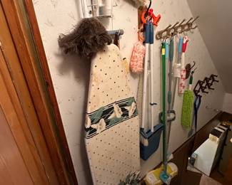 Cleaning supplies.....