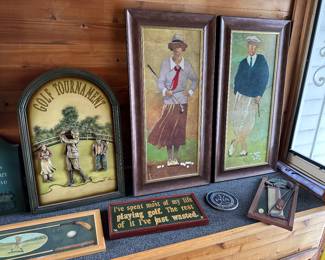 Golf decor....