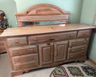 Dresser with mirror and .......