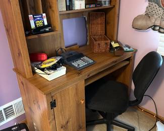 Desk and chair (sold separately) 