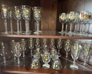 Royal Albert "Old Country Roses" stemware