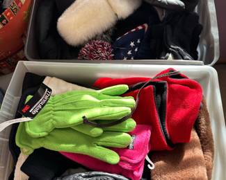 Hats, gloves and scarves