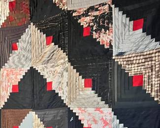 Antique Log Cabin Quilt