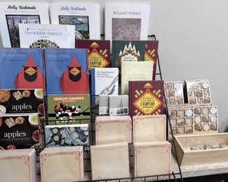 New Merchandise like Notepads, Games, Books, Display Pieces, and More