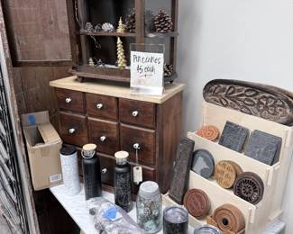 Winter Style Items, Coasters, Corks, Bottles, and Cups