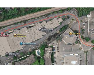 Map of Where the Warehouse is Located, Follow the Red Line