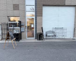 Outdoor Furniture, Also View Of Entering the Building