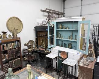 Vintage and Antique Brass, Copper, Silver, Candlesticks, Furniture, and More