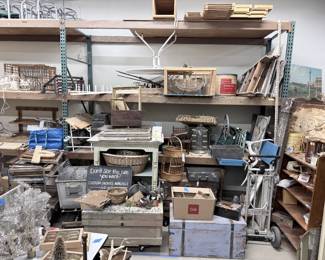 Vintage and Antique Trunks, Furniture, Tables, and More