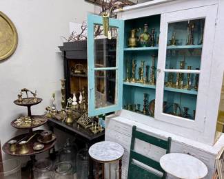 Vintage and Antique Brass, Candlesticks, and More