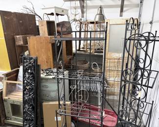 Outdoor Furniture, Plant Stands, Vintage Furniture, Vintage Wagon, and Vintage Tables