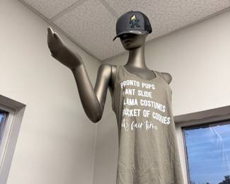 Display Pieces, Tank Tops, Hats and More