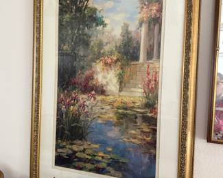 Large framed print
