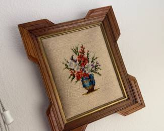 Embroidered picture