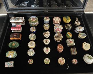 Painted Porcelain Box Collection