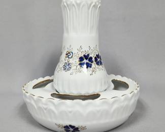 Camina Romanian Porcelain Two-Piece Floral Arrangement