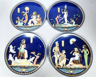 Osiris Porcelain 'Cleopatra, Queen of Ancient Egypt' Series Collector's Plates