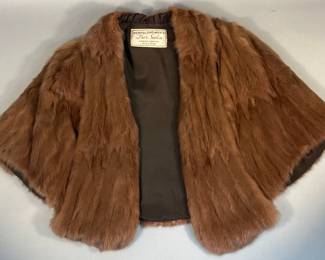 Herpolsheimer's Mink Fur Capelet 