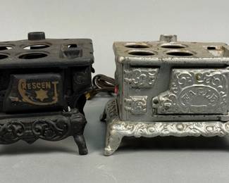 Antique Cast Iron Miniature Toy Stoves