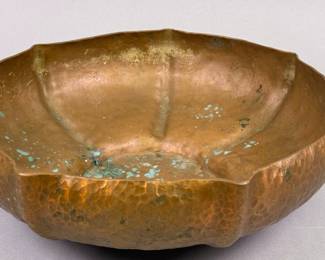 Hand-Hammered Copper Bowl