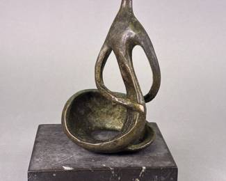 Modern Abstract Bronze Figurative Sculpture