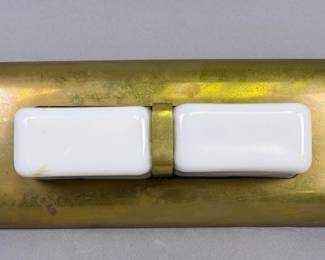 Opaline Glass Wall Sconce