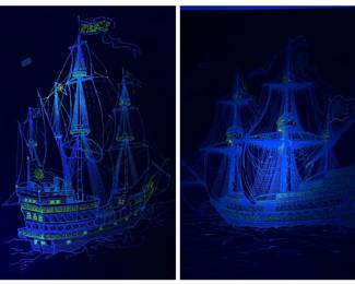 Vintage 1971 Psychedelic Blacklight Poster