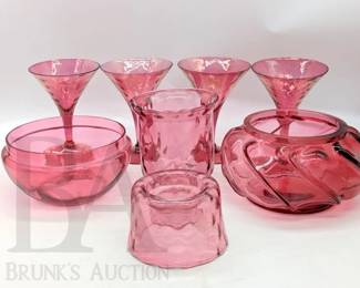 CRANBERRY GLASS 