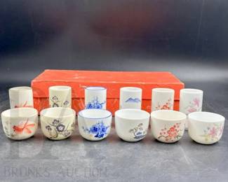 TEA CUPS AND SAKE GLASSES