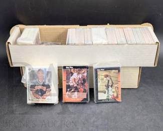 SLEEVES OF SPORTS CARDS